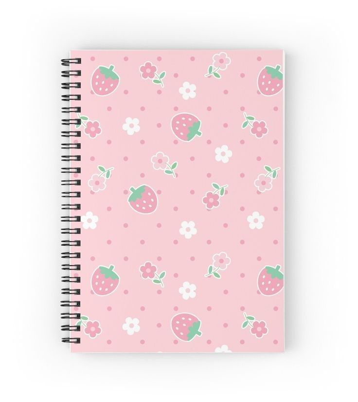 Caderno Feminino Morangos